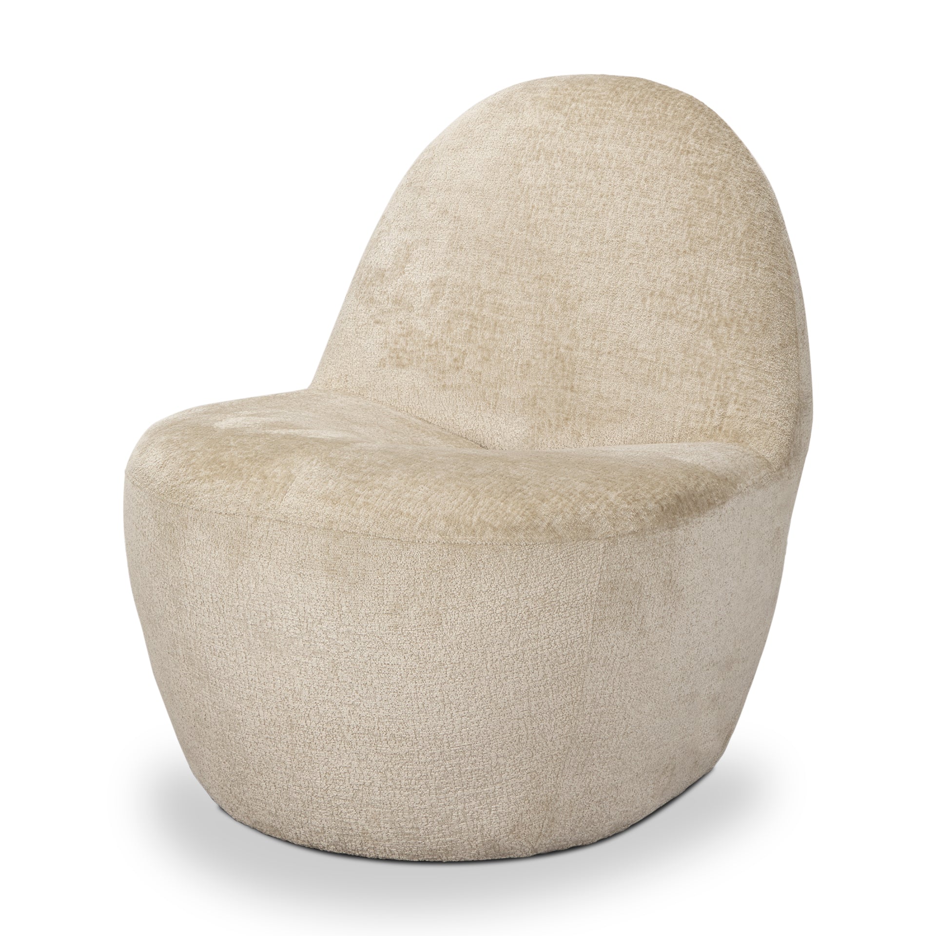 Beverly Accent Chair - Beige Chenille