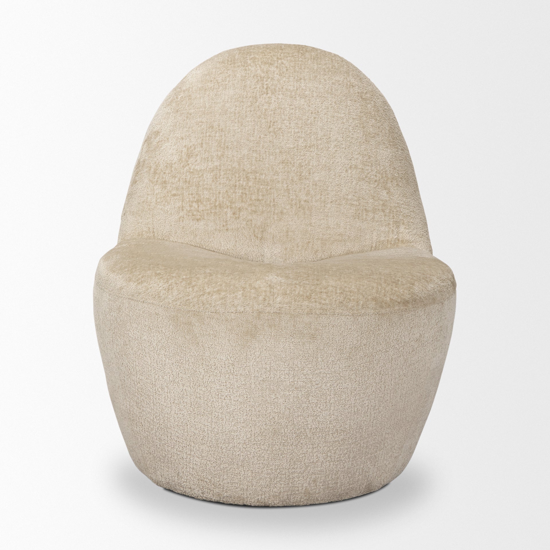 Beverly Accent Chair - Beige Chenille