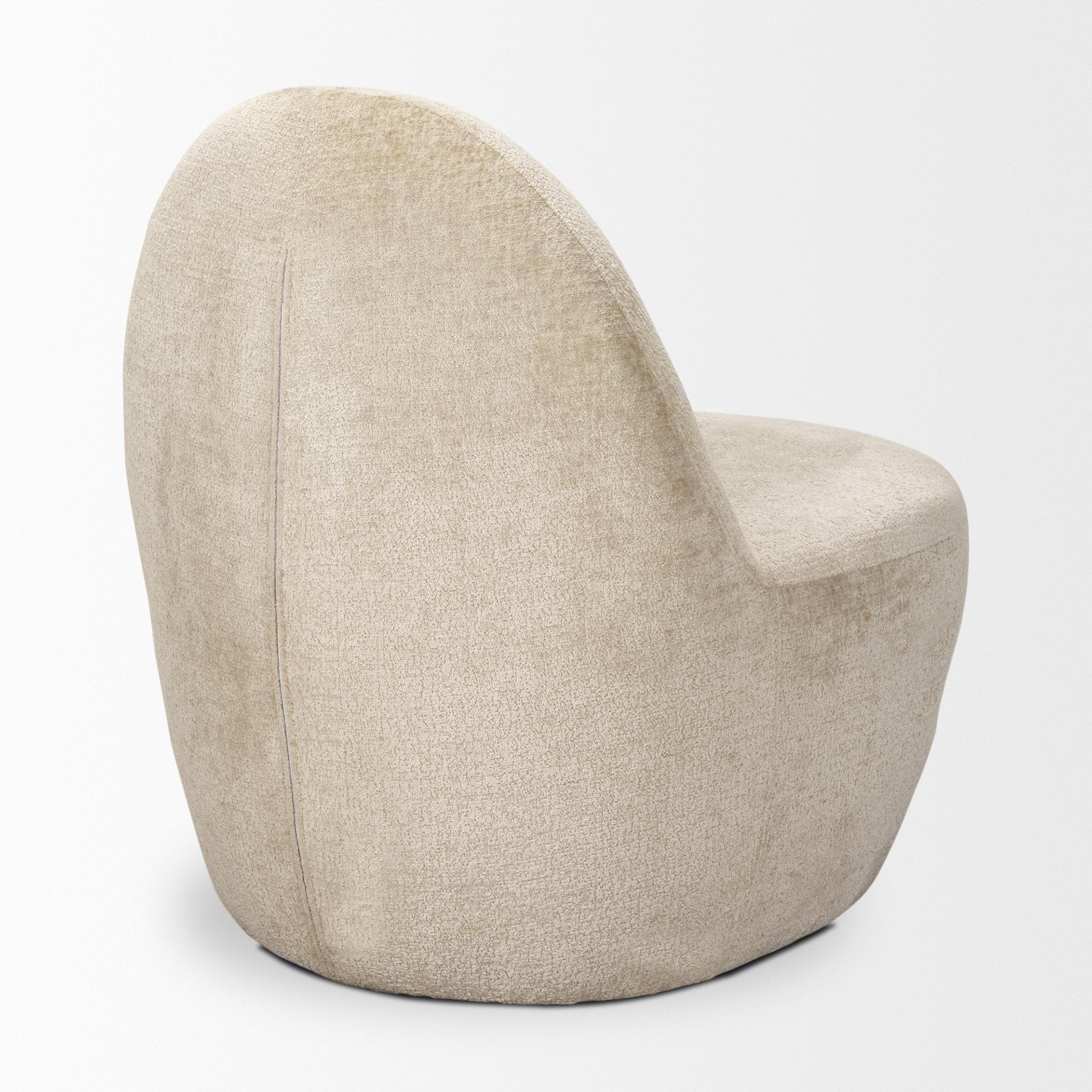 Beverly Accent Chair - Beige Chenille