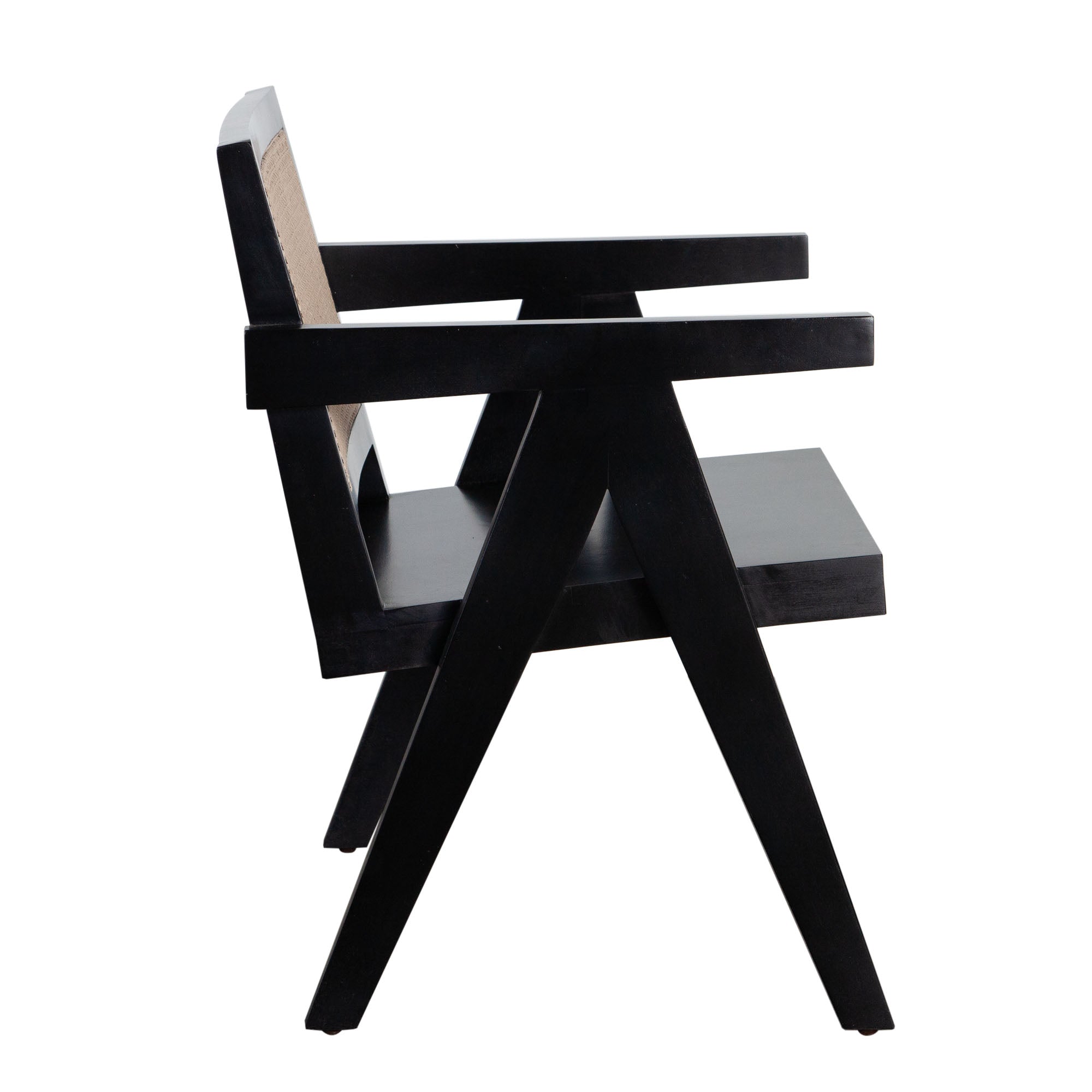 Carter Cane Chair - Black