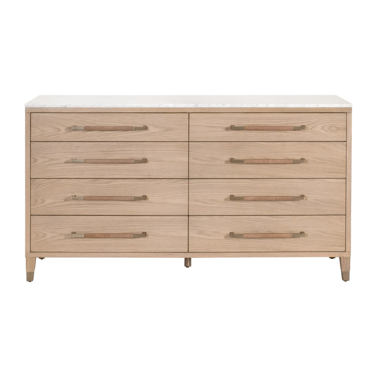 Cambria 8-Drawer Double Dresser - Natural Oak