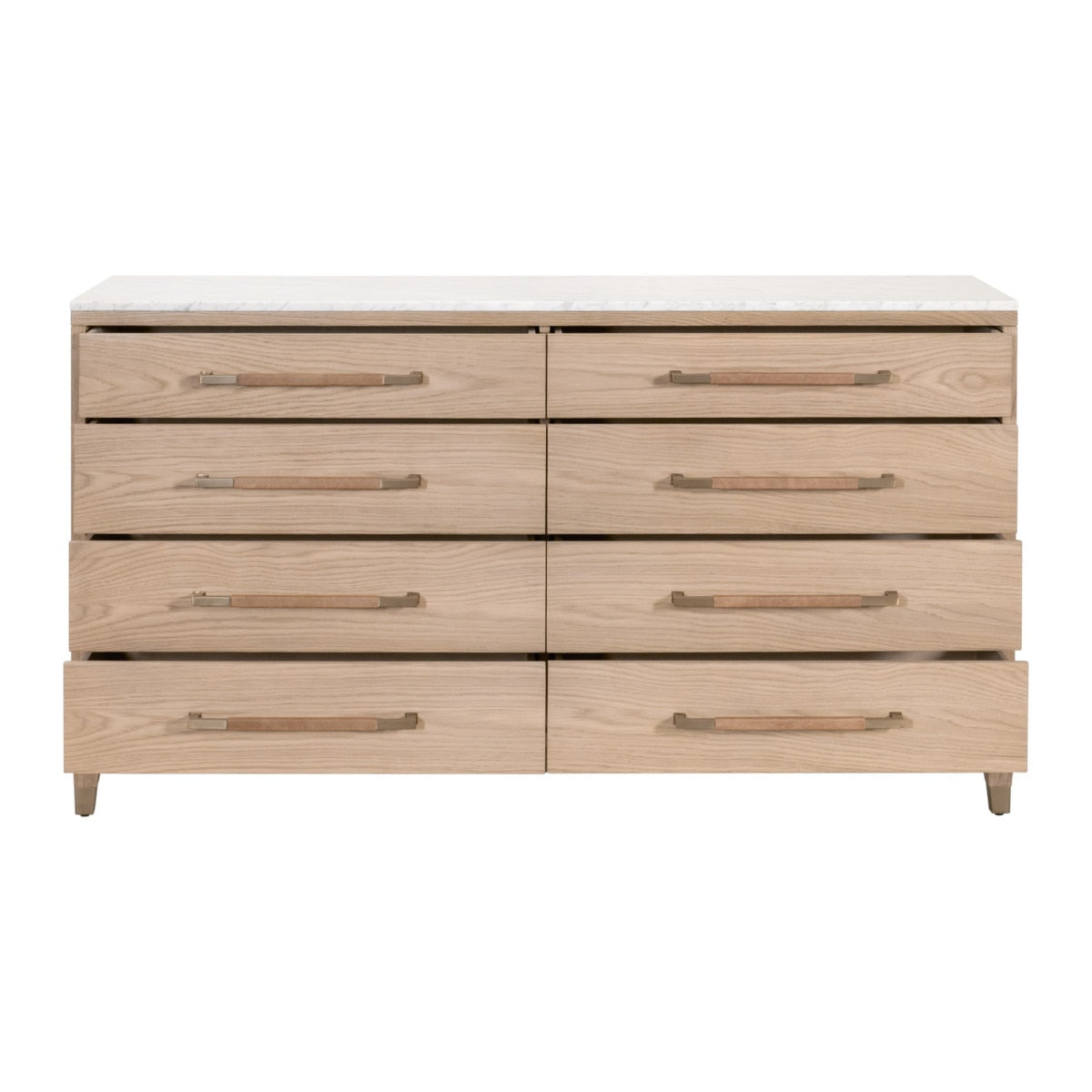 Cambria 8-Drawer Double Dresser - Natural Oak