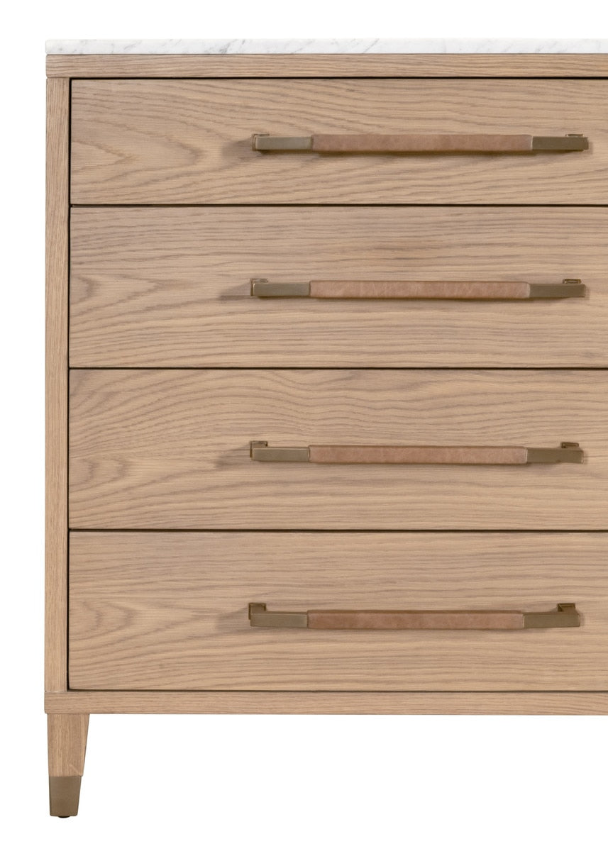 Cambria 8-Drawer Double Dresser - Natural Oak