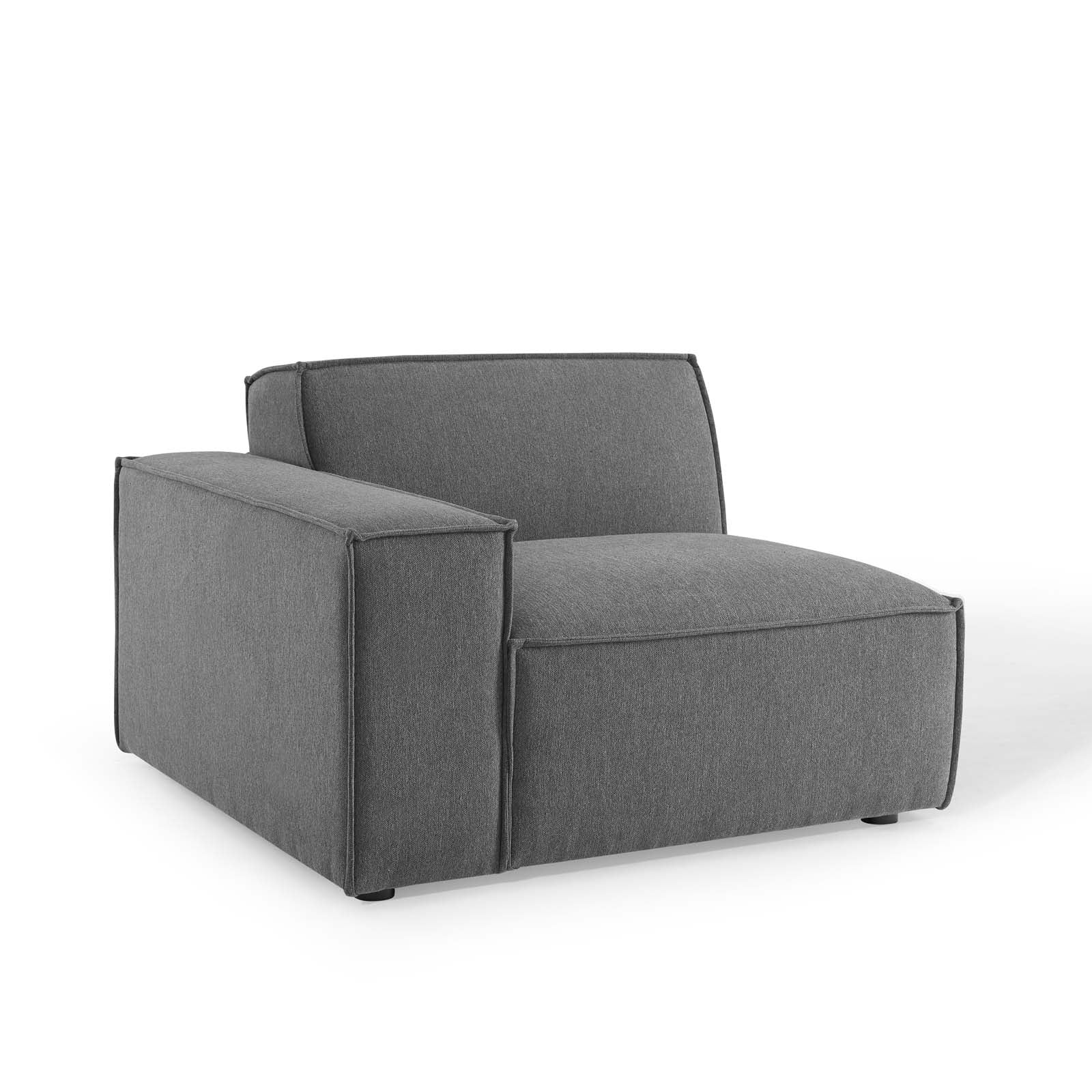 Breeze 5 Piece Extended Sectional - Charcoal