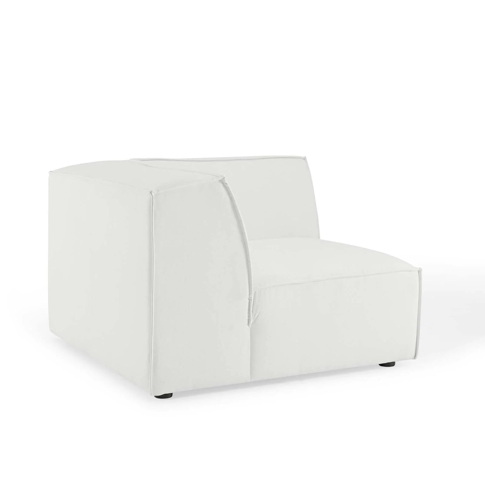 Breeze 5 Piece Corner Sectional - White