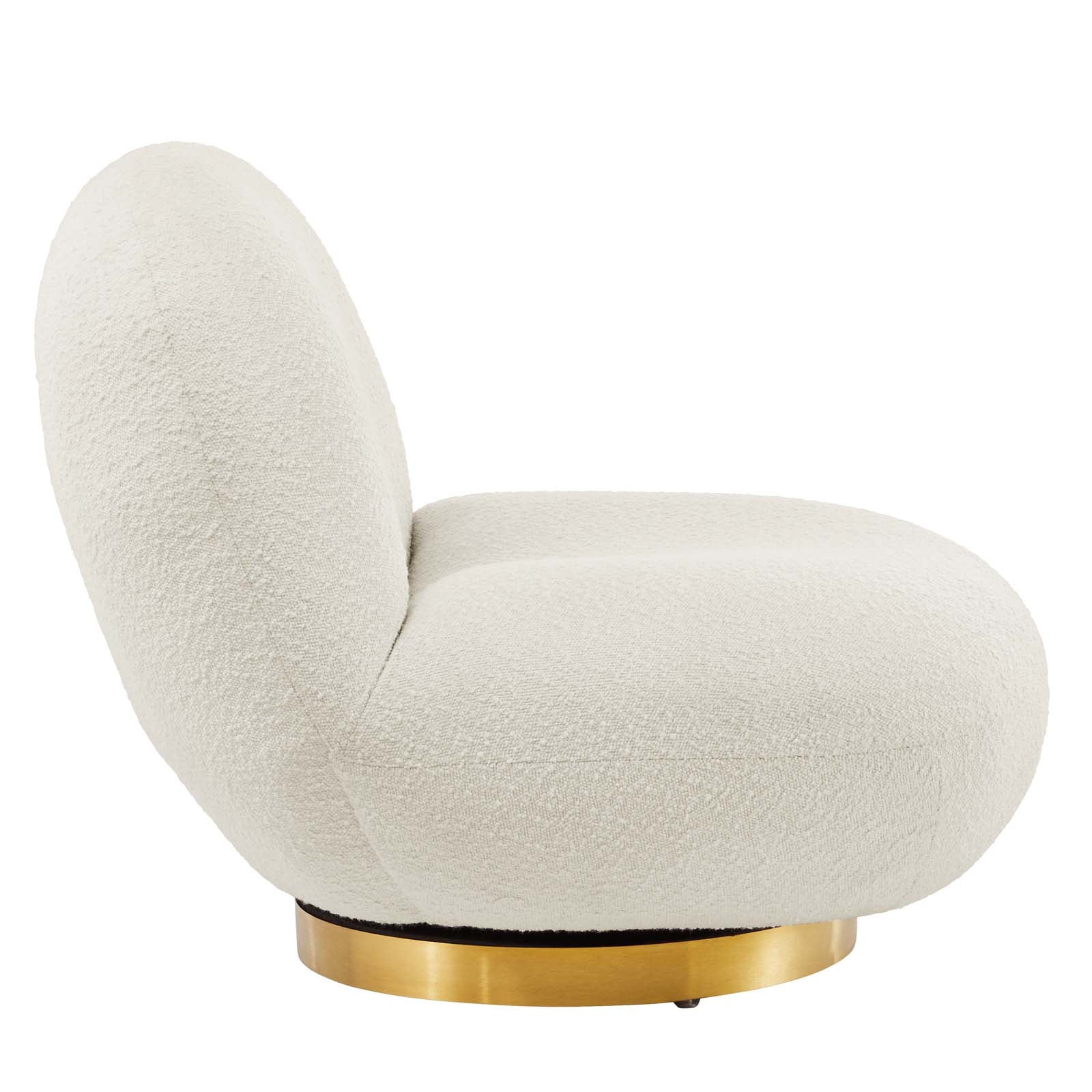 Kindred Boucle Swivel Chair