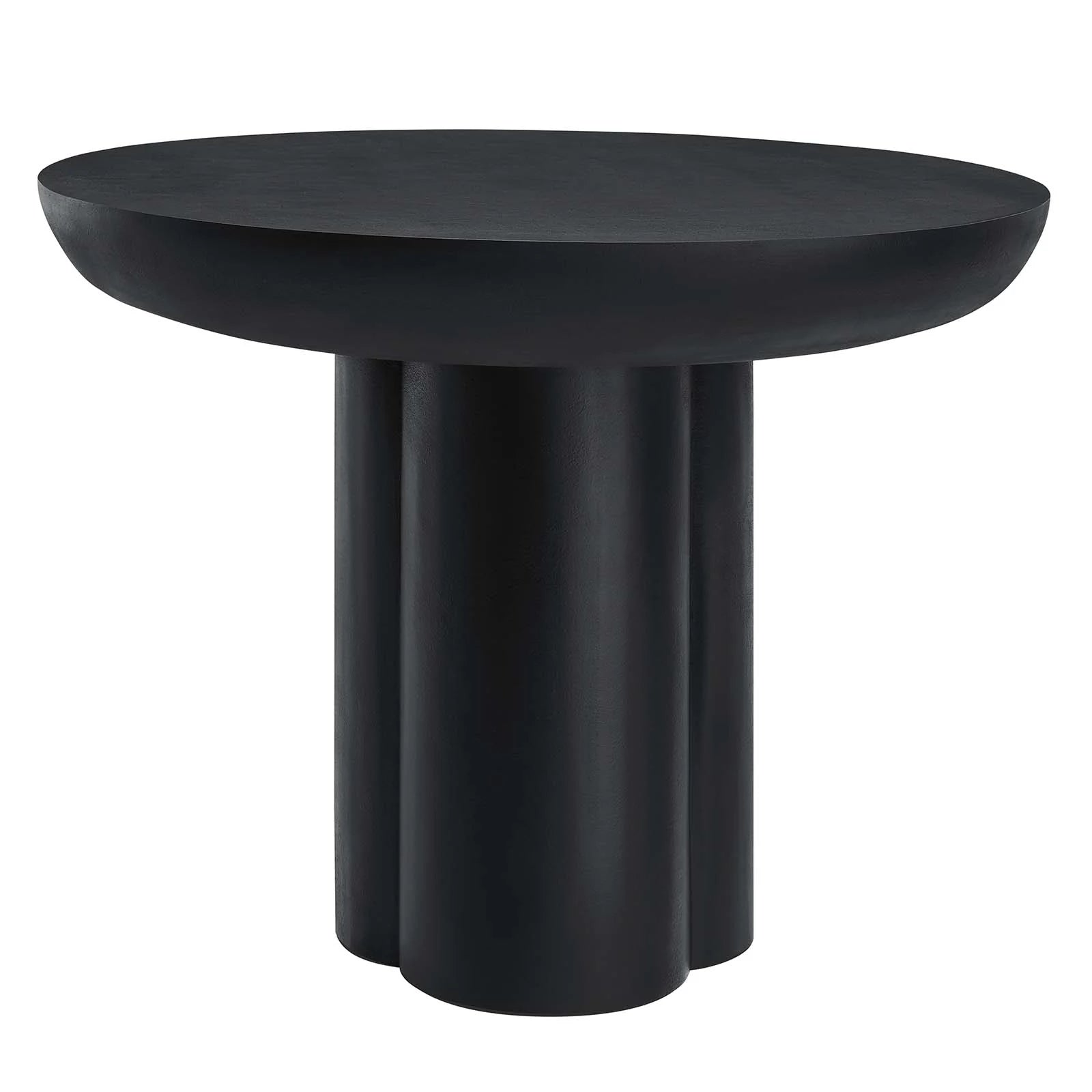 CASPER ROUND CONCRETE DINING TABLE - BLACK
