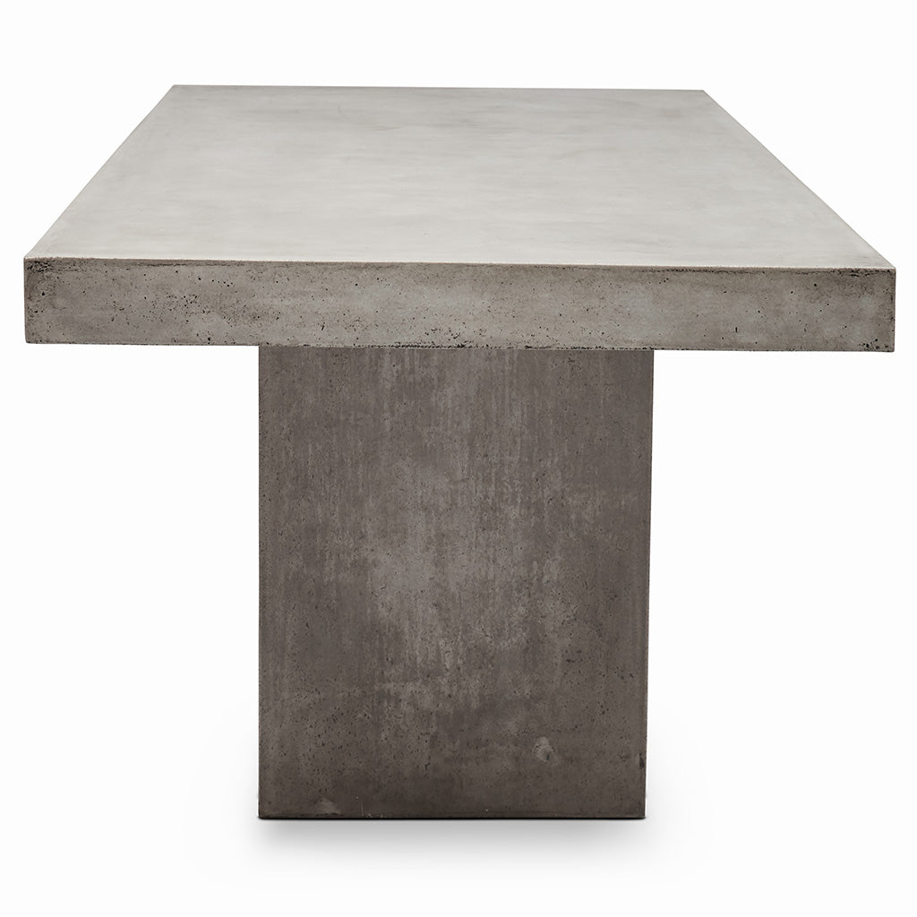 Elcor Cement Dining Table - Dark Grey