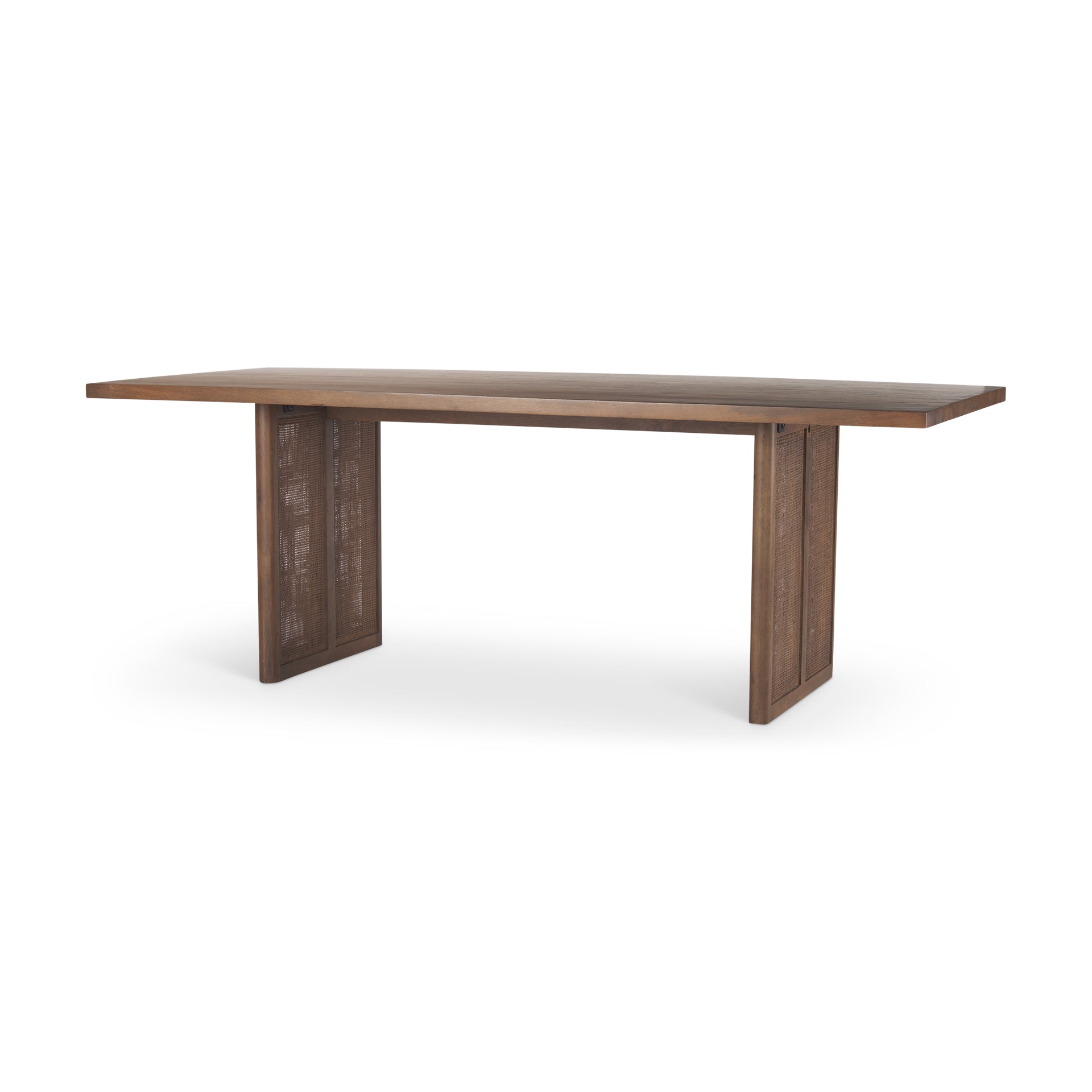 GRIER DINING TABLE - MEDIUM BROWN
