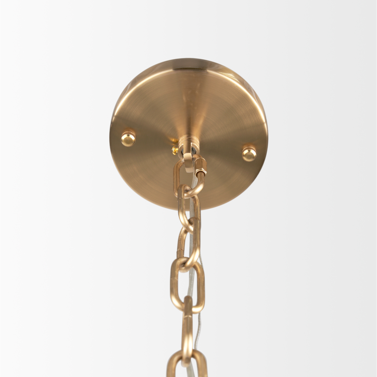 Colleen Antiqued Gold 4-Light Chandelier