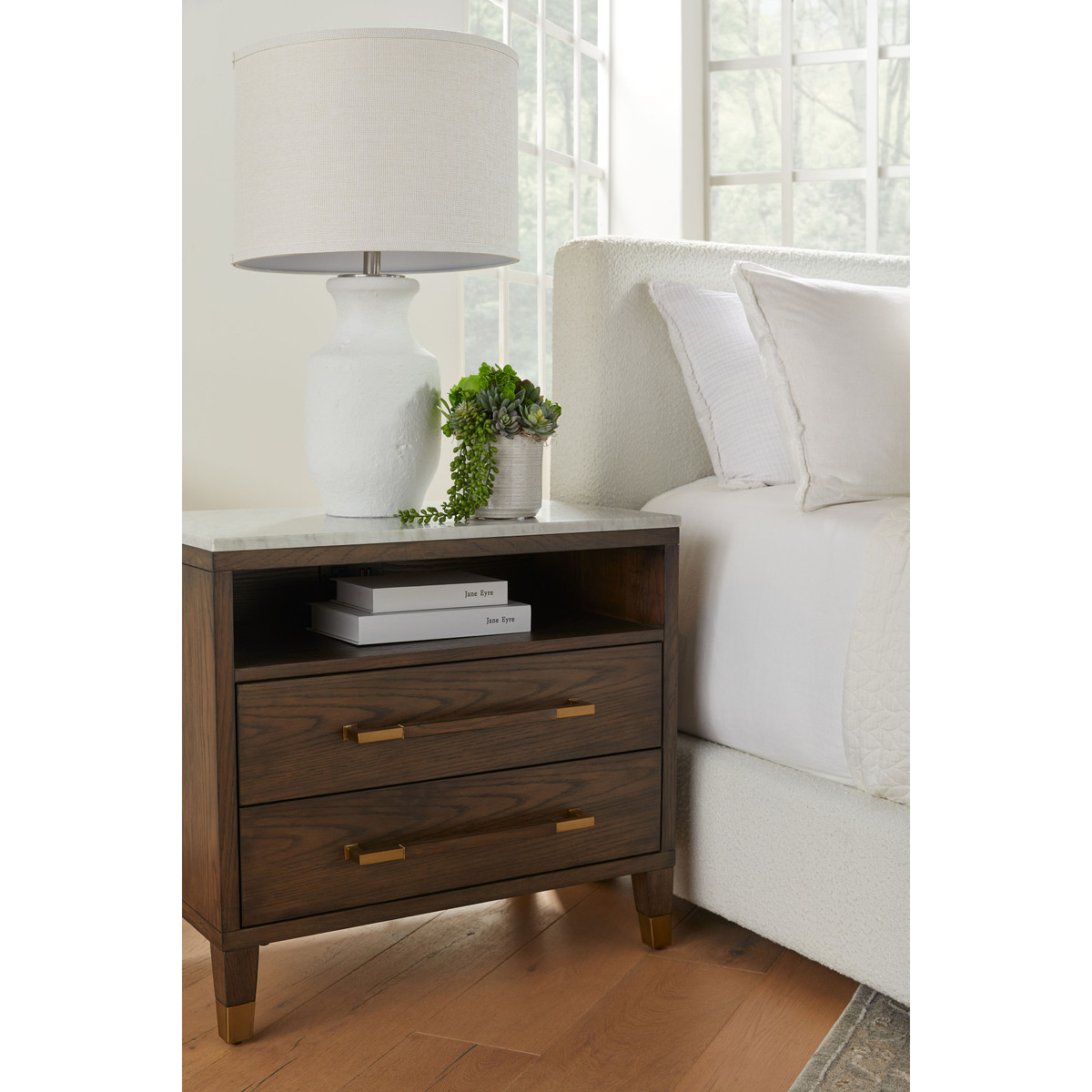 Cambria 2-Drawer Nightstand