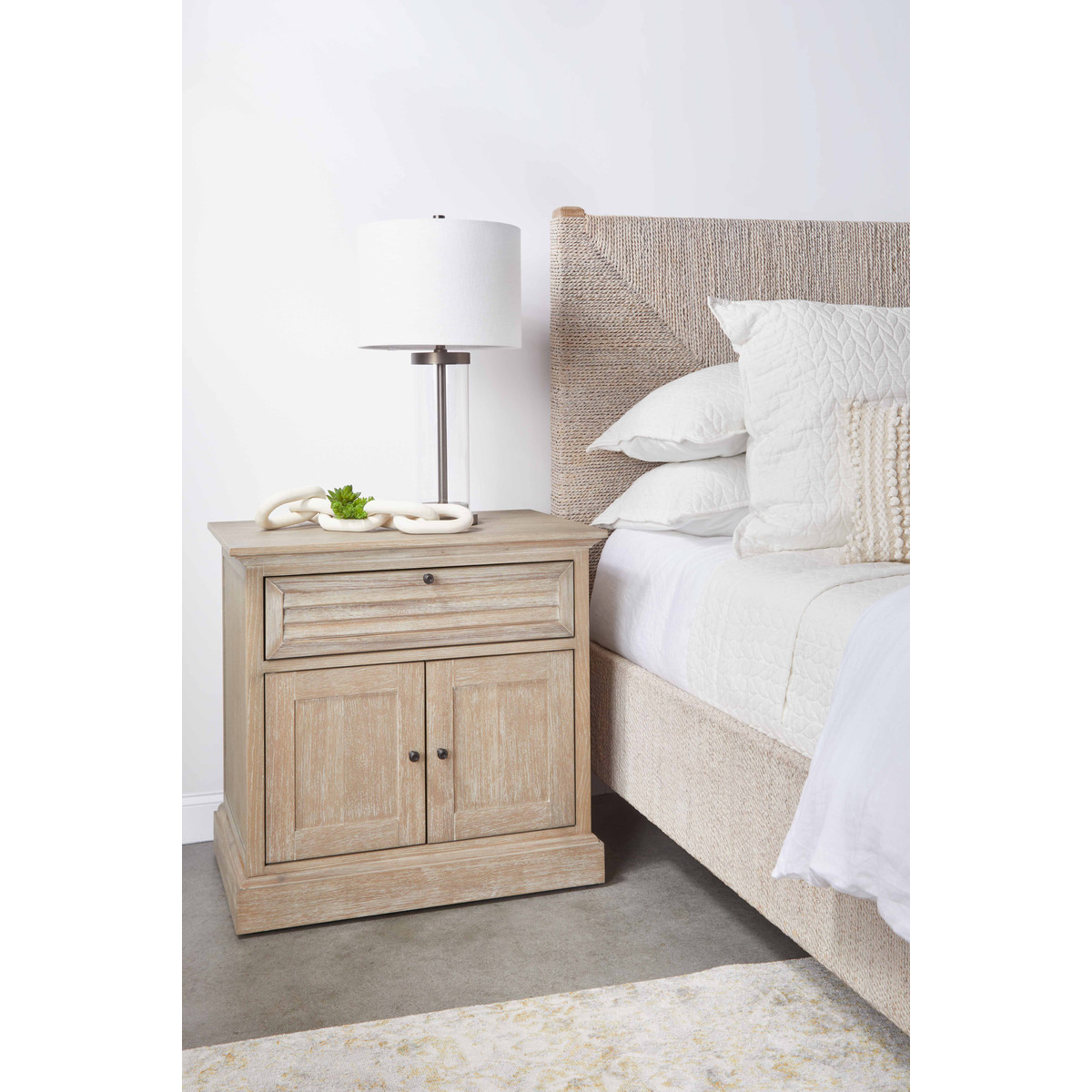 Eden 1-Drawer 2-Door Nightstand