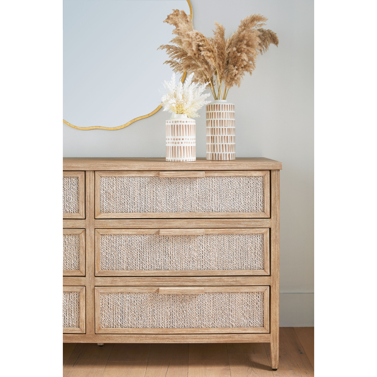 Malay 6-Drawer Double Dresser