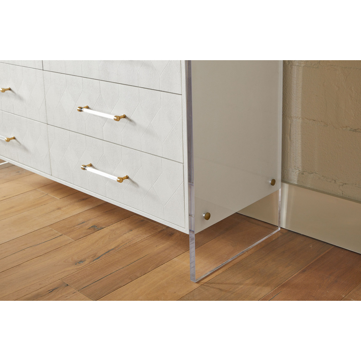 Sonia Shagreen 6-Drawer Double Dresser