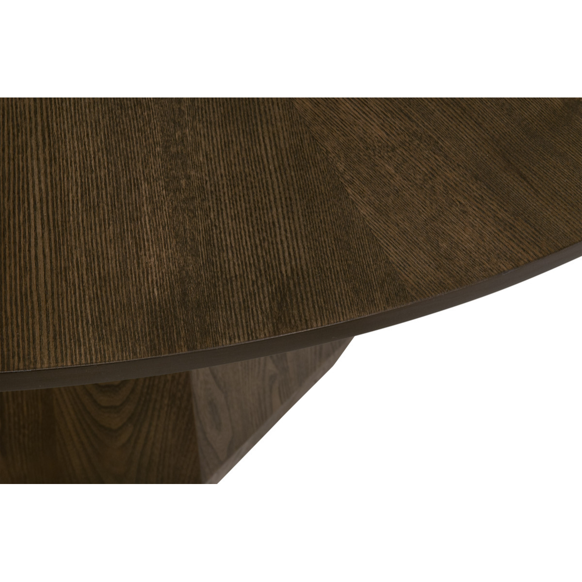 Coulter Round Dining Table - Burnished Brown Ash