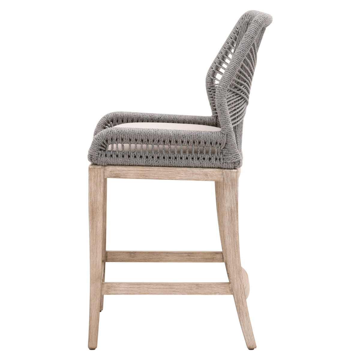 Loom Counter Stool - Light Gray