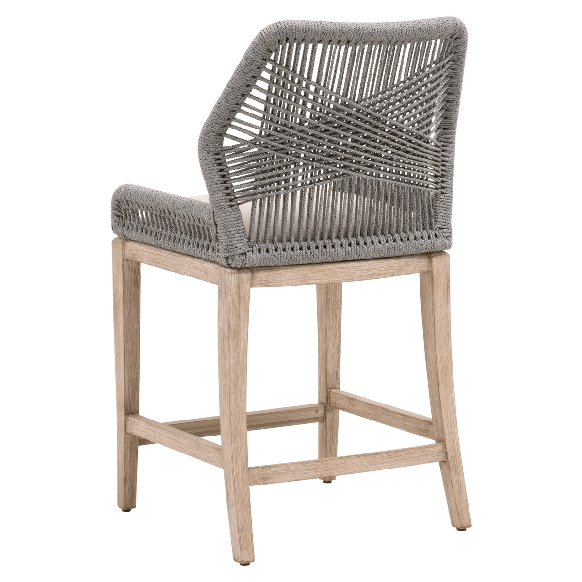 Loom Counter Stool - Light Gray