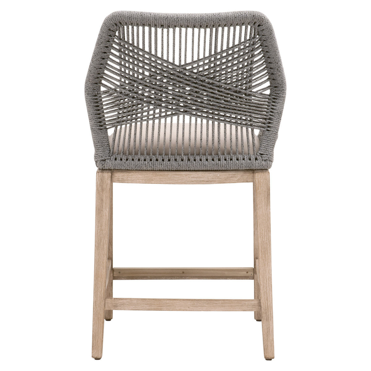 Loom Counter Stool - Light Gray