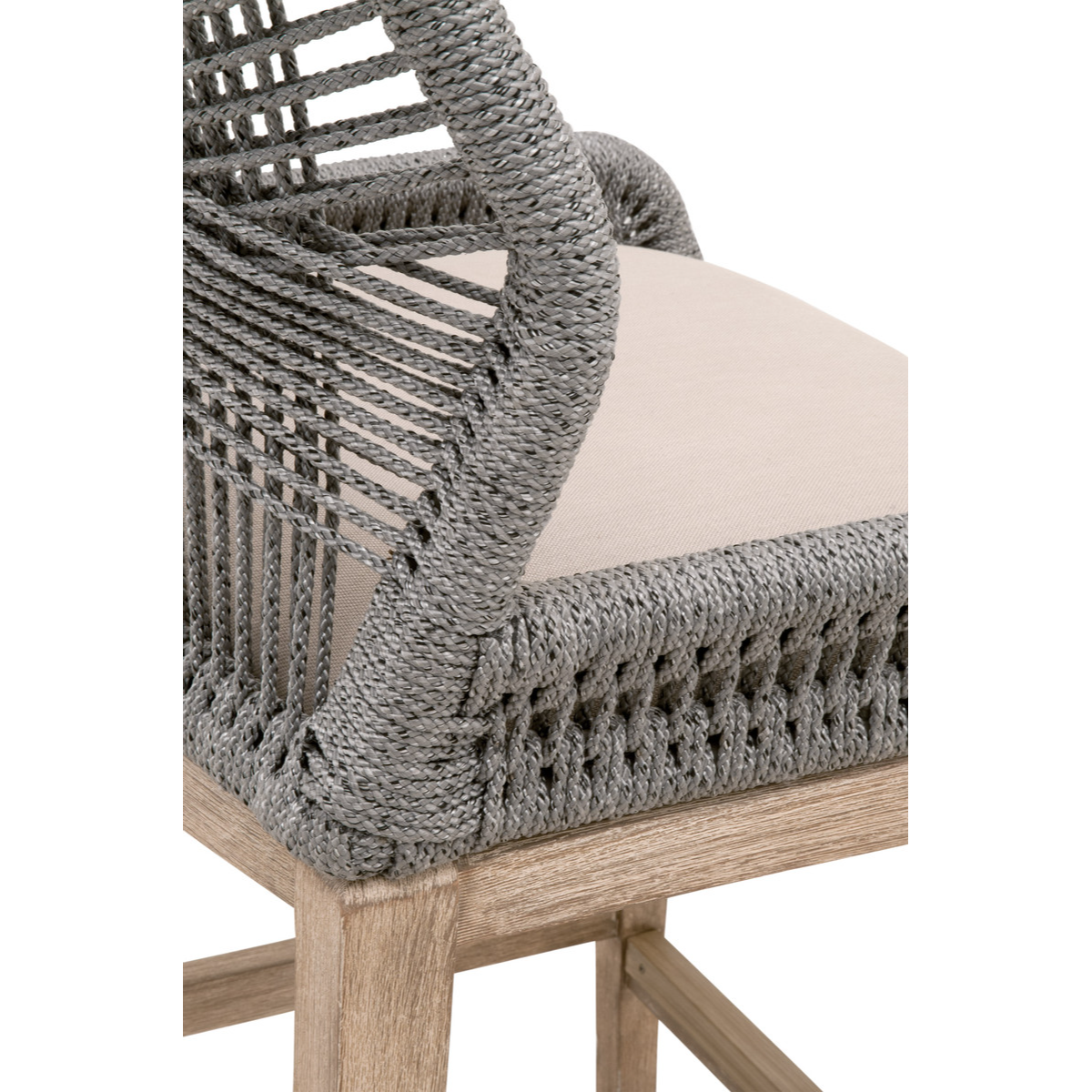 Loom Counter Stool - Light Gray