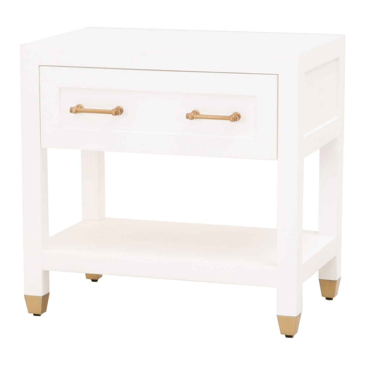 Stella 1 Drawer Nightstand - Matte White