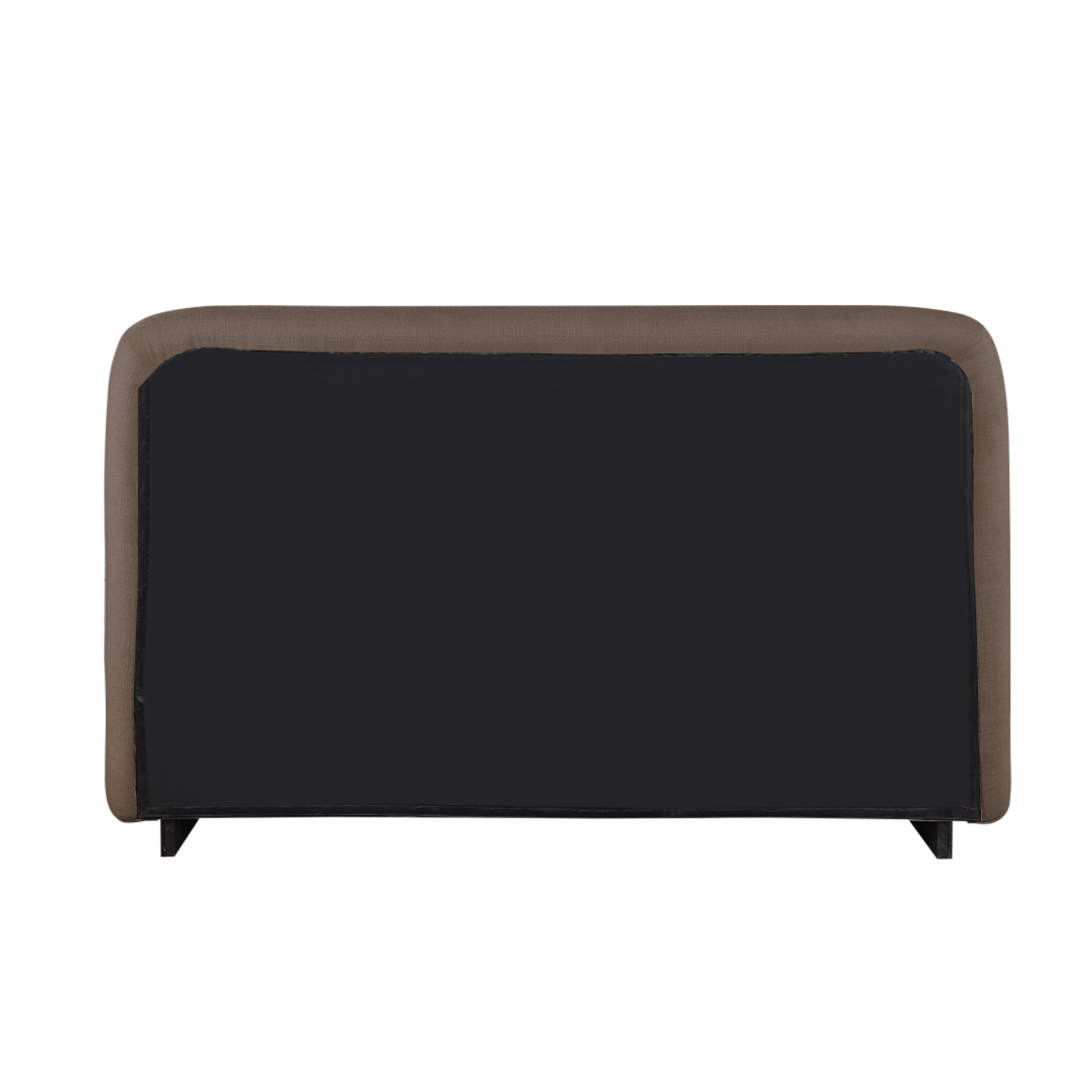 Rigby Linen Textured Fabric Bed - Brown