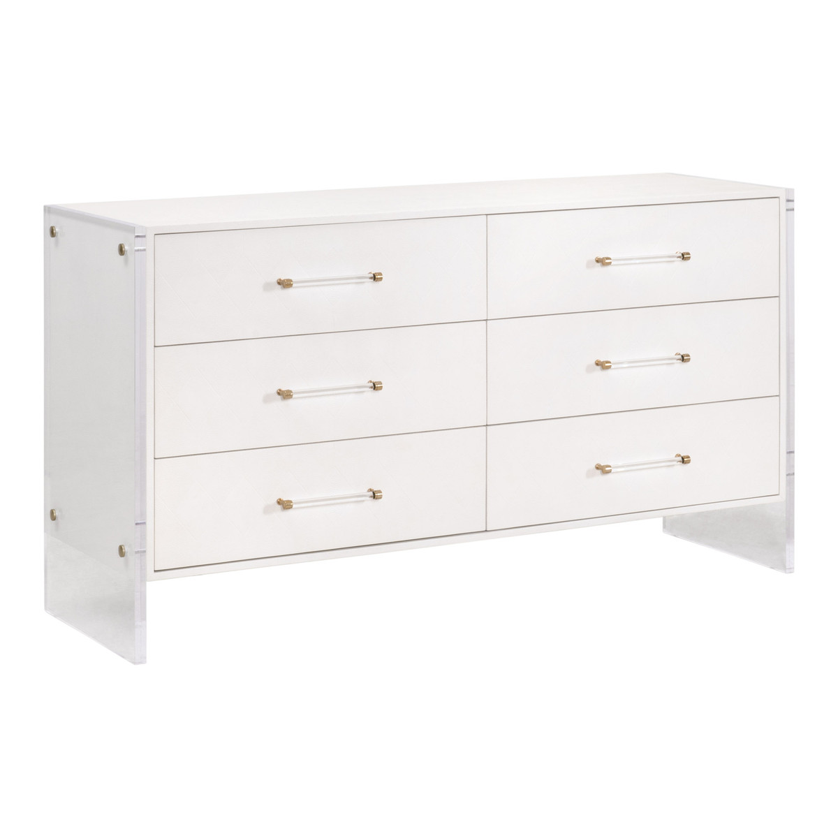 Sonia Shagreen 6-Drawer Double Dresser