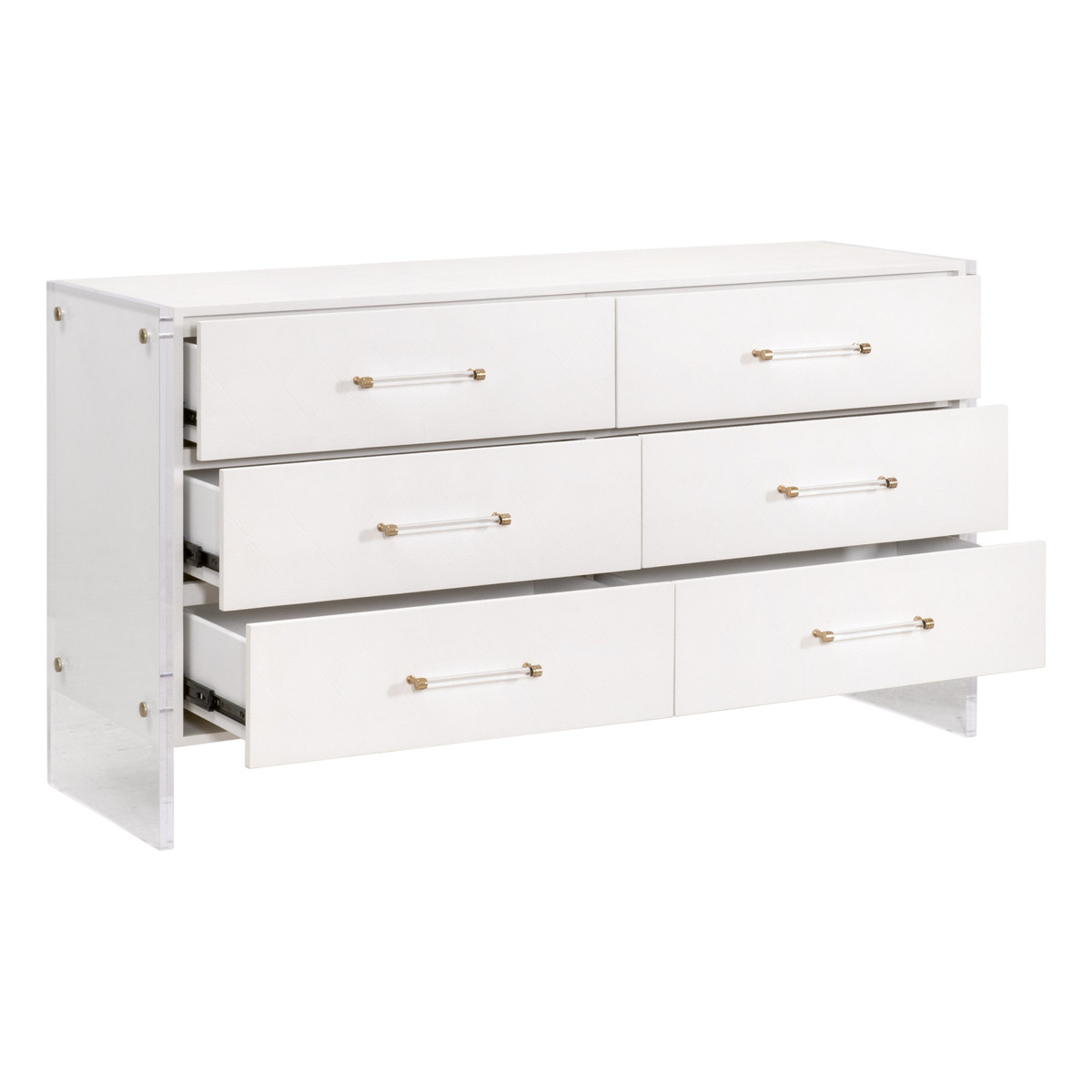 Sonia Shagreen 6-Drawer Double Dresser