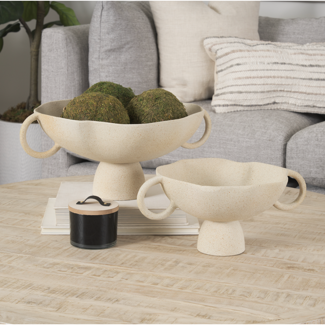 Radka Decorative Bowl - Beige