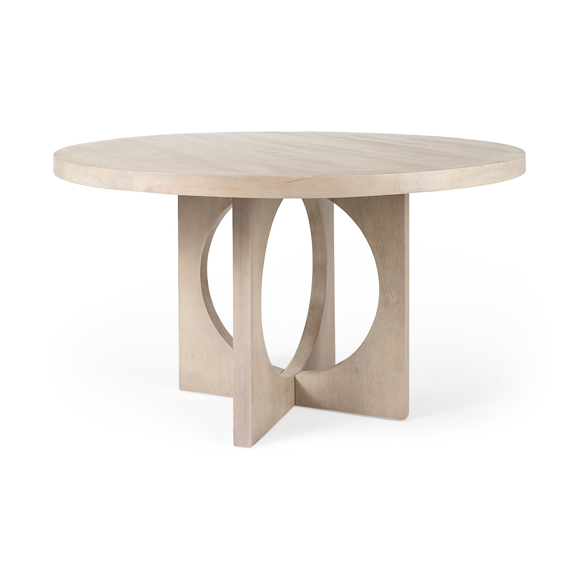 LIESL DINING TABLE - BARELY GRAY