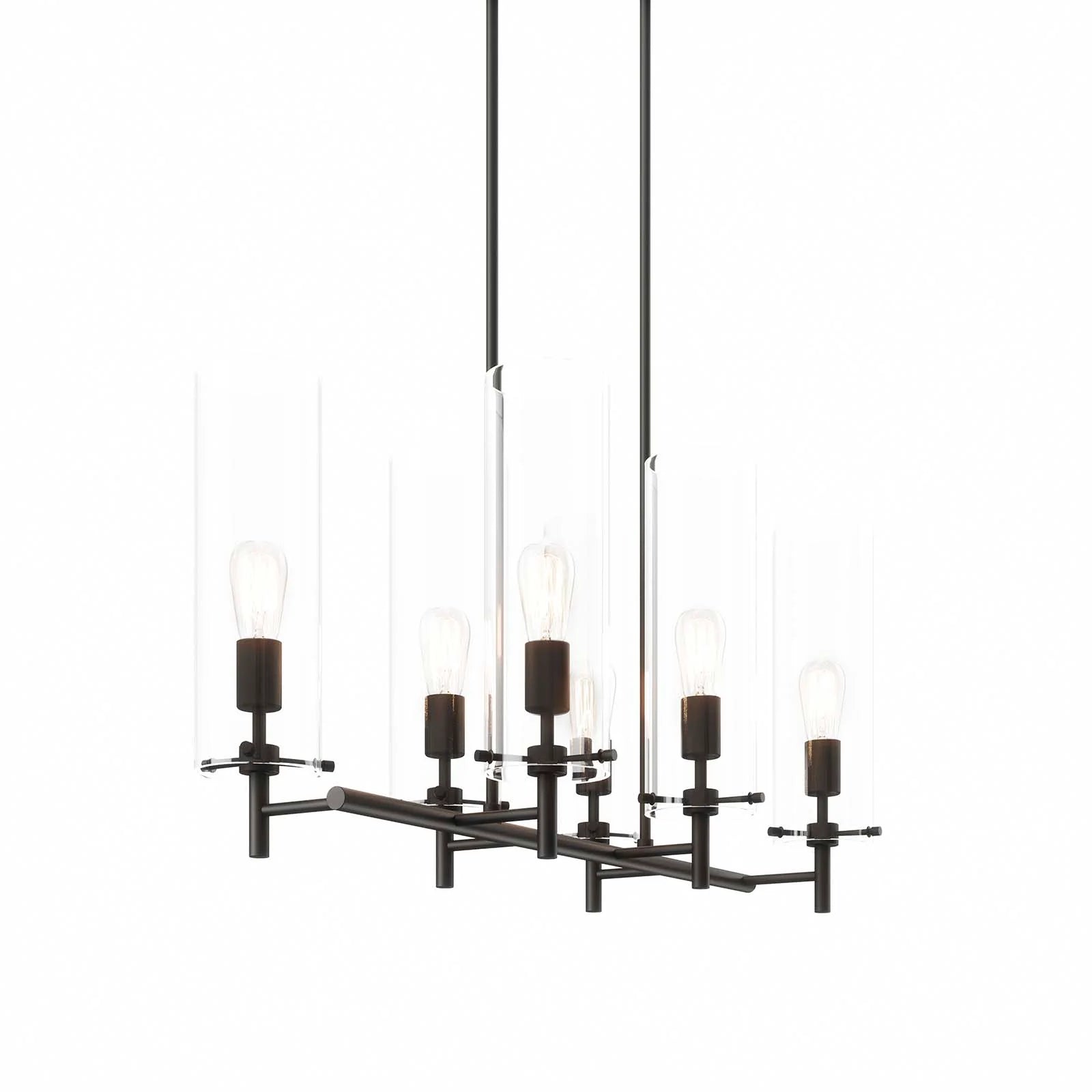 Skylark 6-Light Chandelier - Black