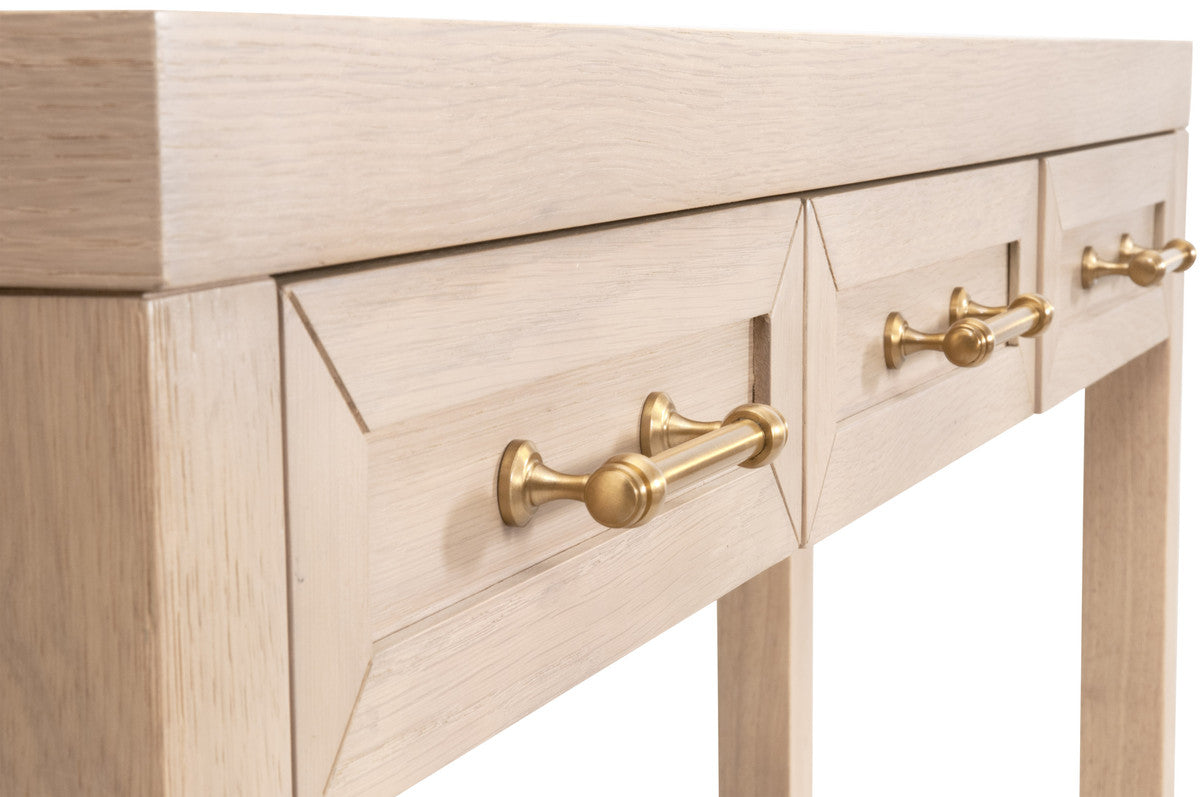 Stella Console Table - Light Honey Oak