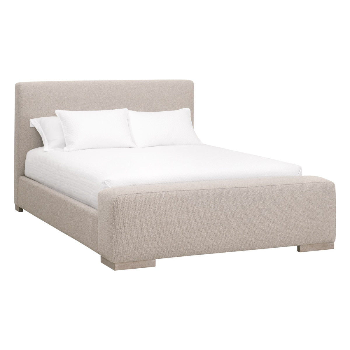 Warren Boucle Bed - Taupe