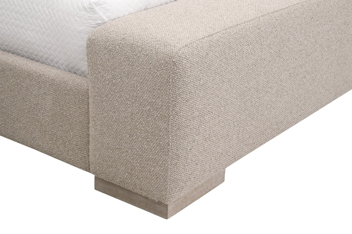 Warren Boucle Bed - Taupe