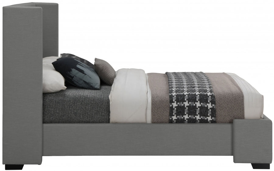 Oxford Linen Bed - Grey