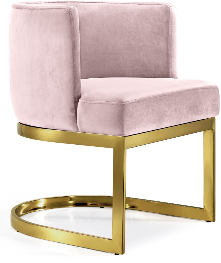 Gianna Velvet Dining Chair - Gold