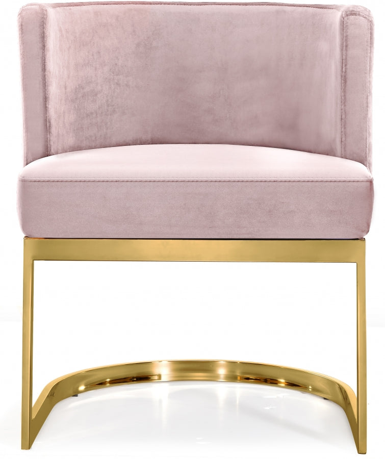 Gianna Velvet Dining Chair - Gold