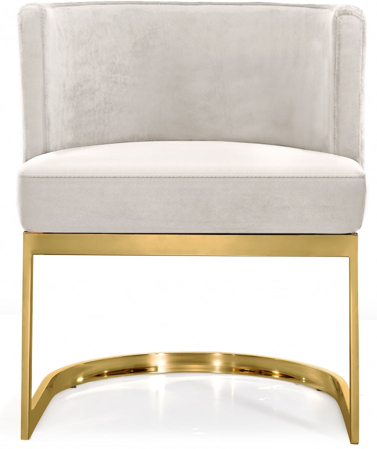 Gianna Velvet Dining Chair - Gold