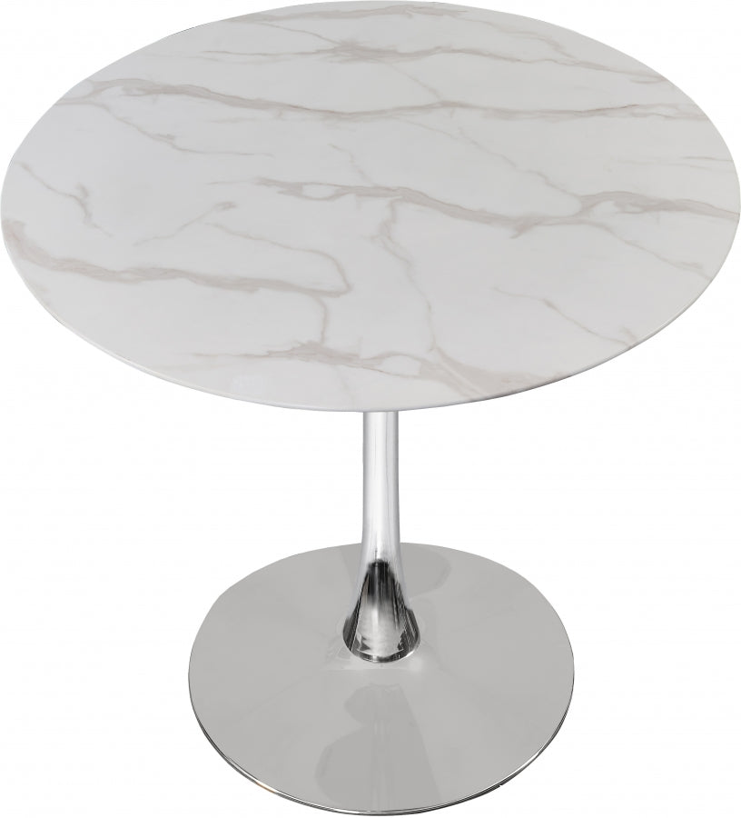 Tulip Dining Table - Chrome