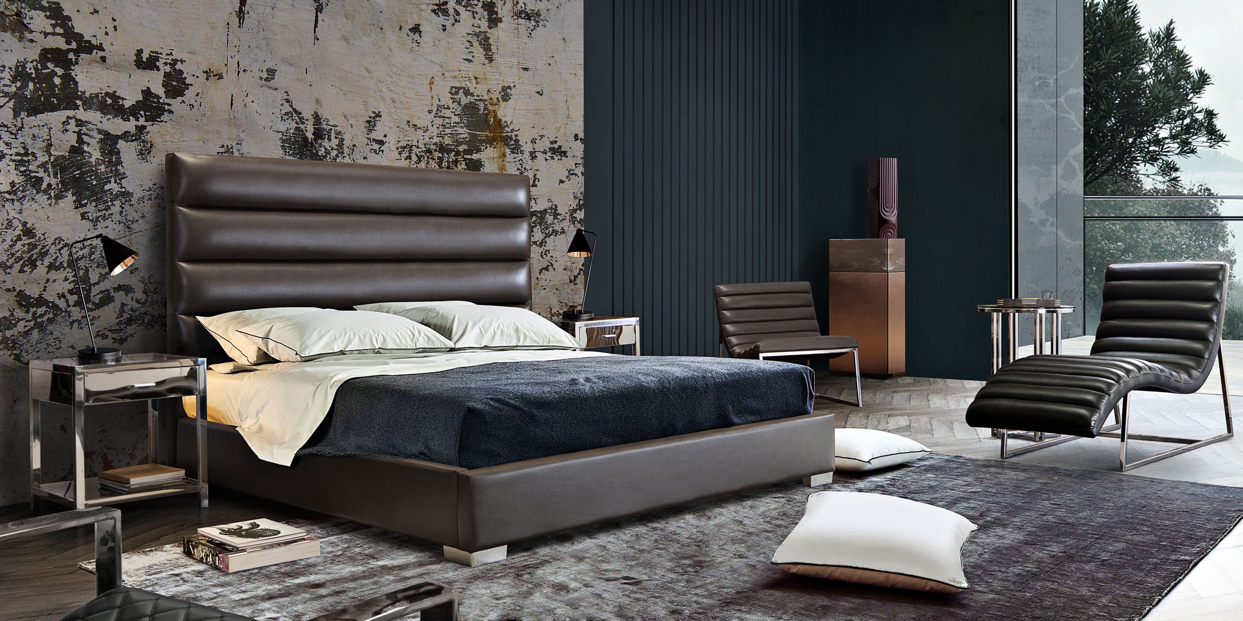 Bardot Bed - Elephant Grey