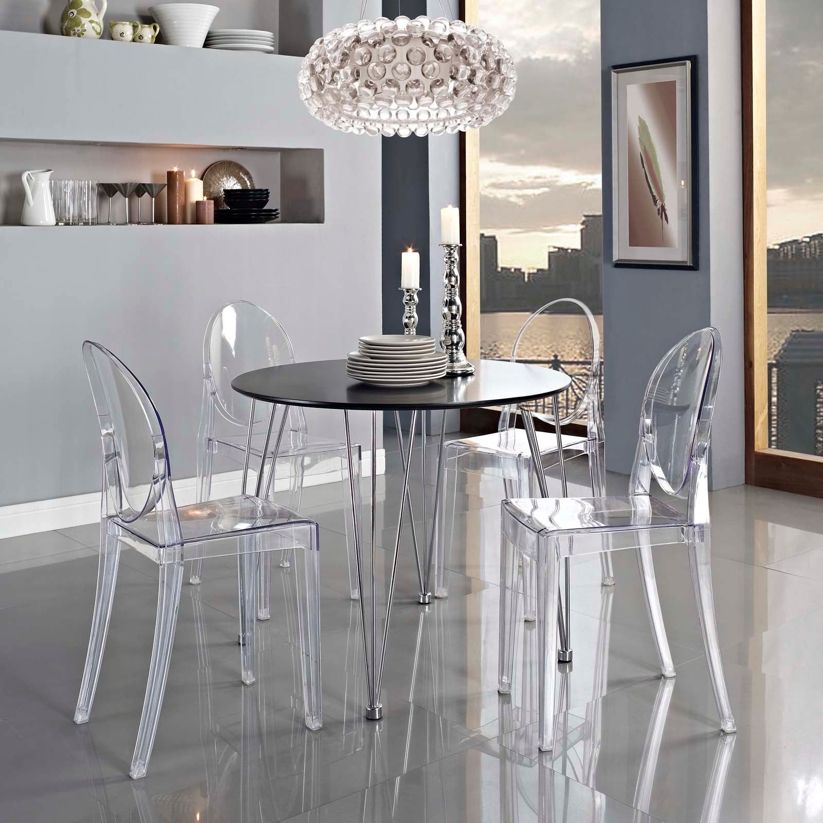 Casper Dining Side Chair - Clear