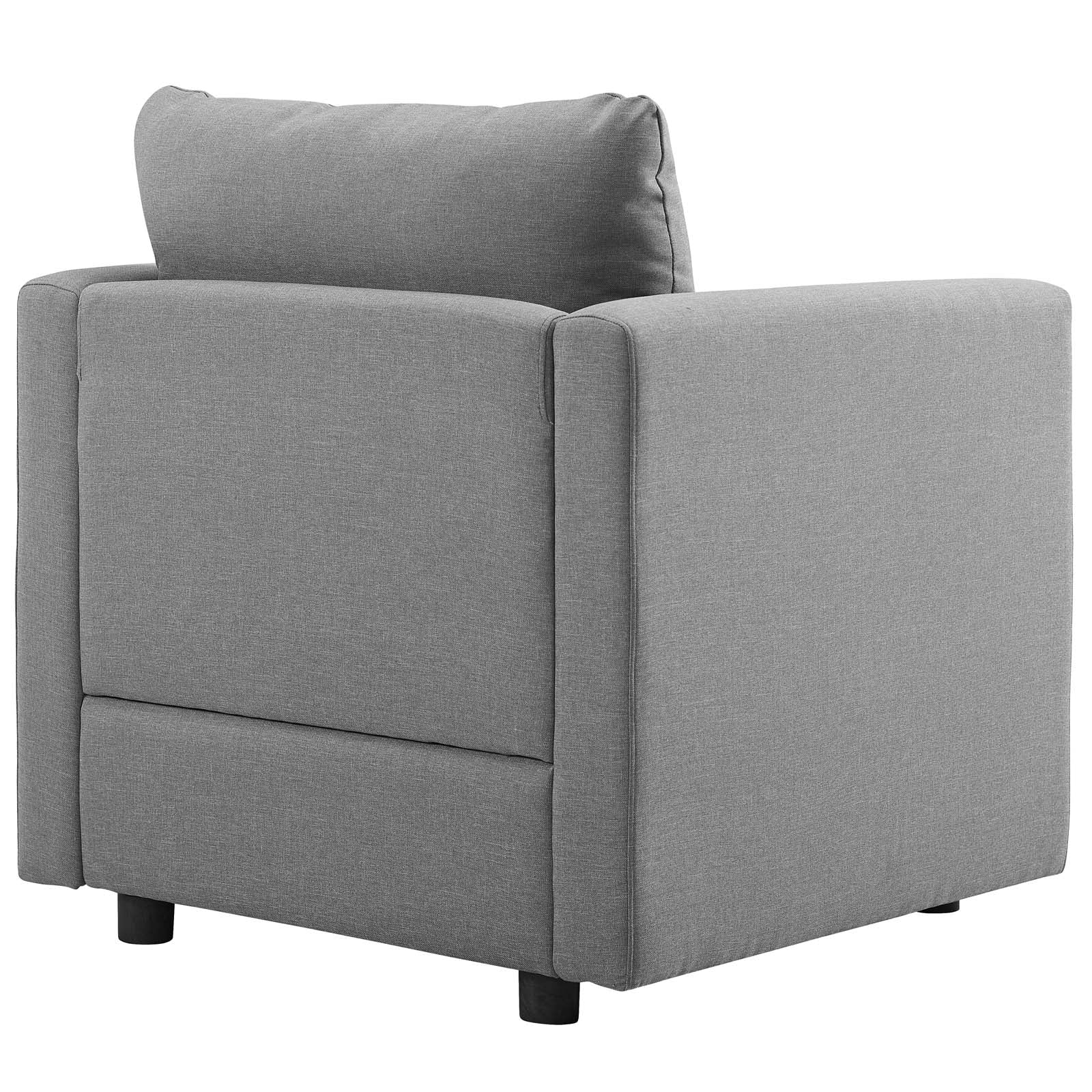 Activate Upholstered Fabric Armchair - Light Gray