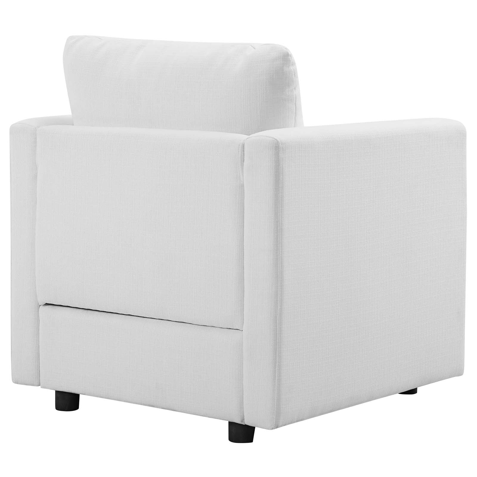 Activate Upholstered Fabric Armchair - White