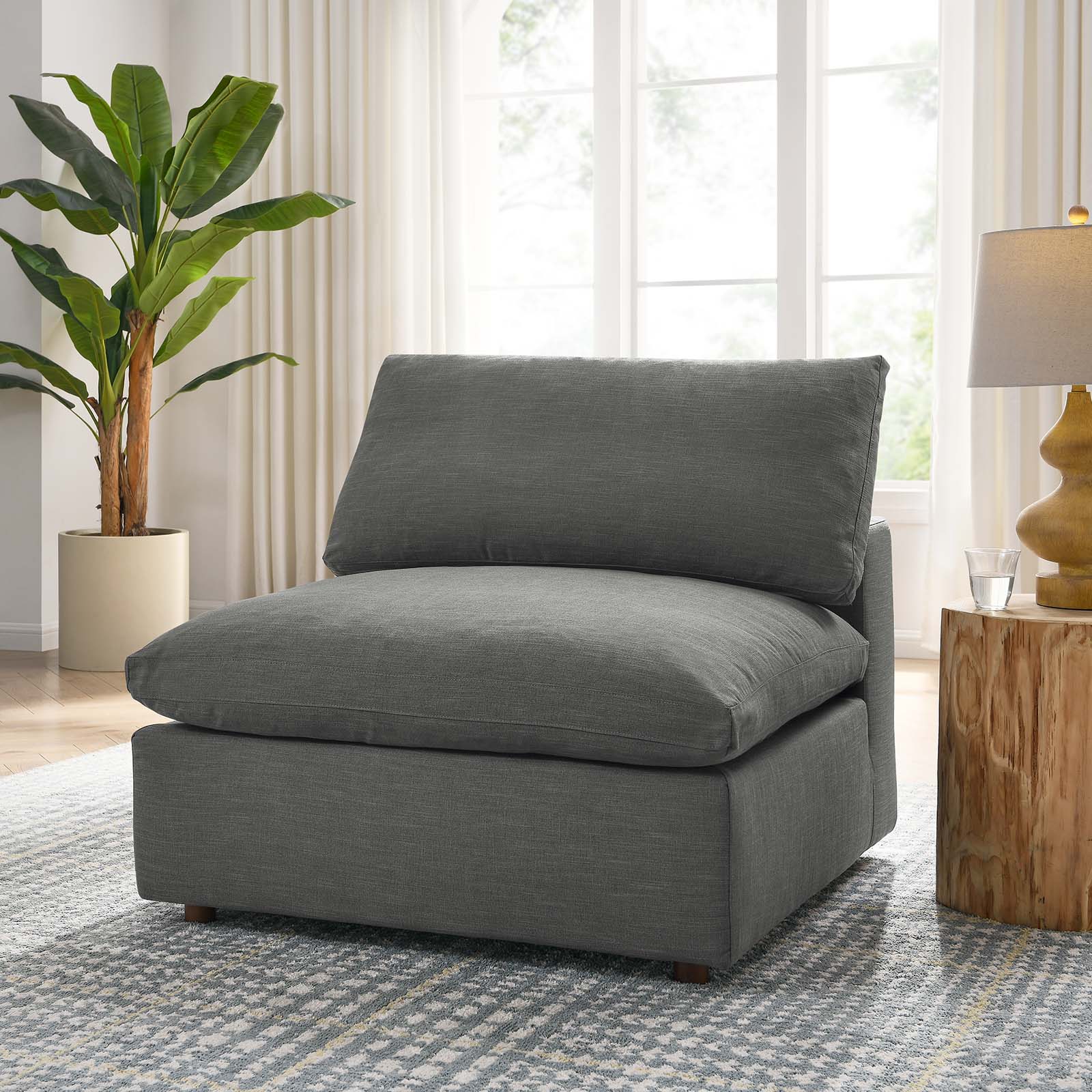 Cozy Collection Armless Chair