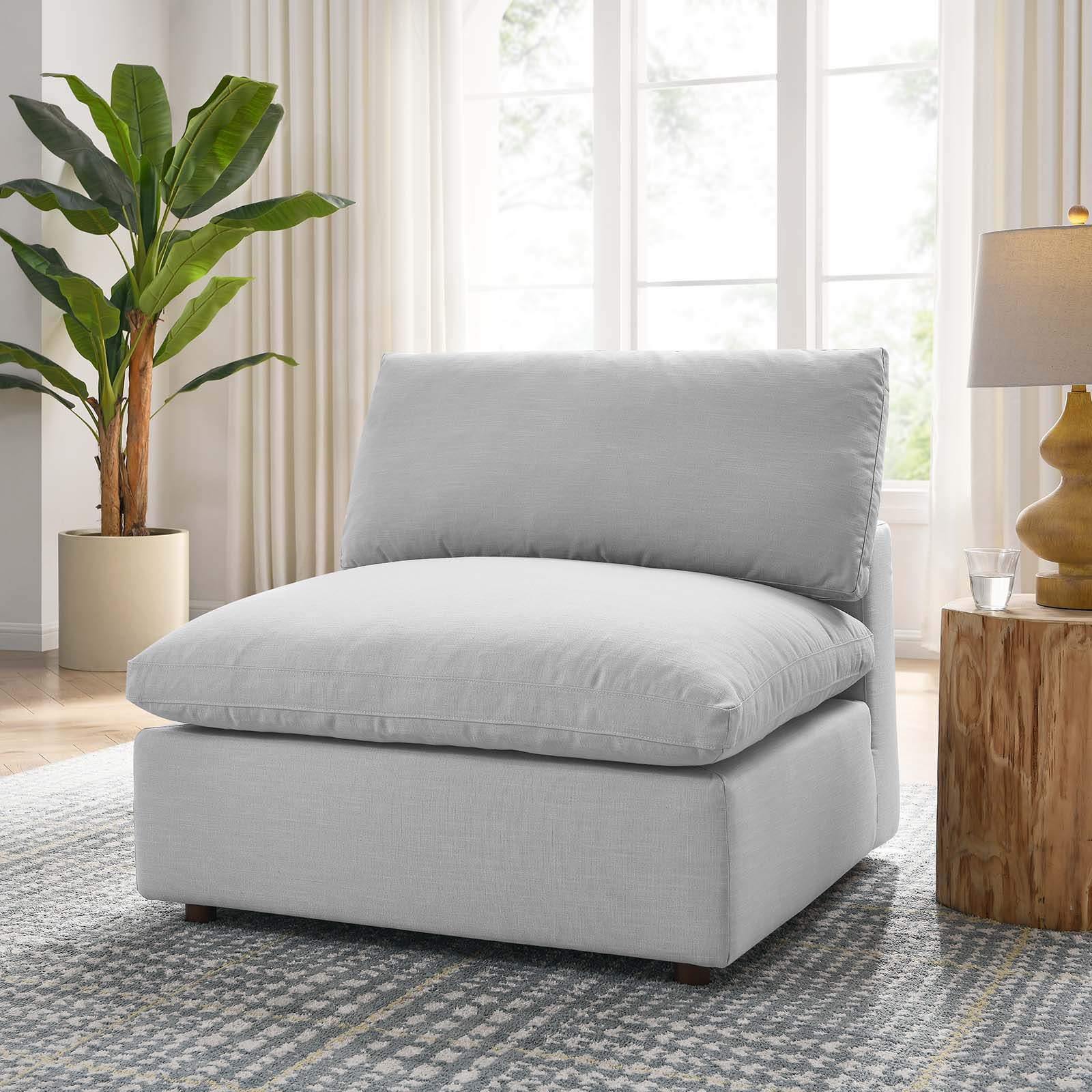 Cozy Collection Armless Chair