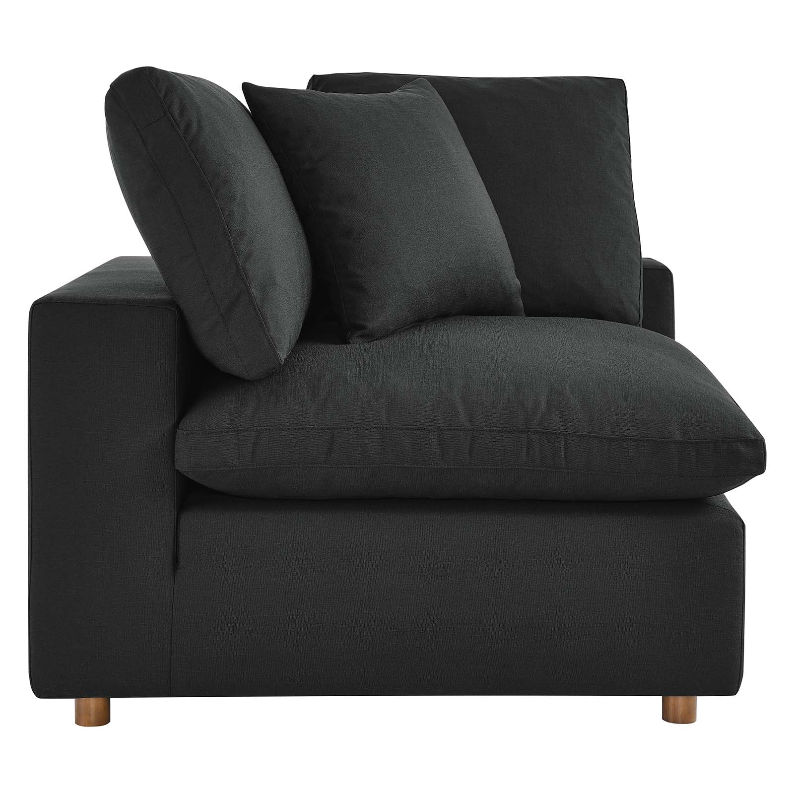 Black best sale corner chair