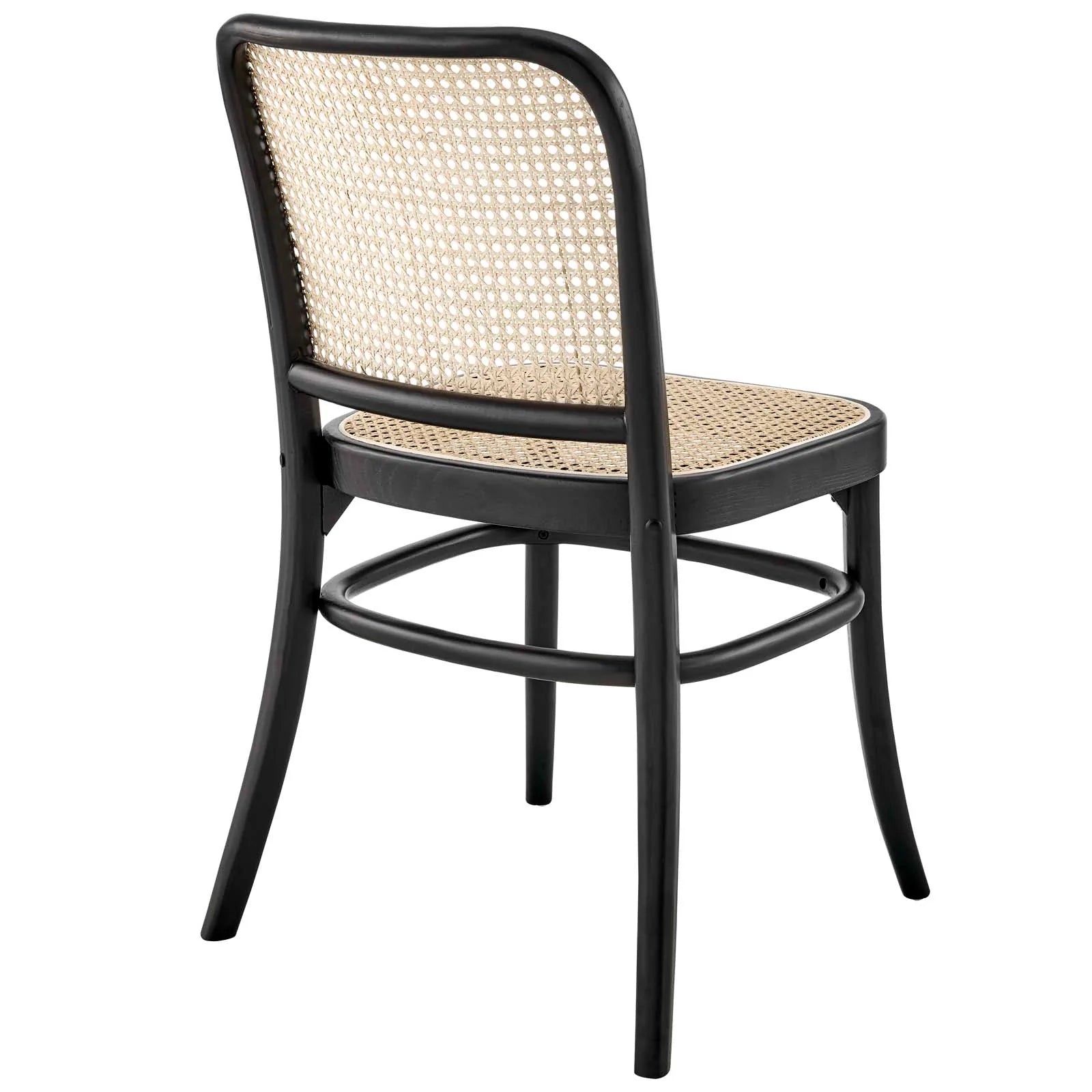 WINONA WOOD DINING SIDE CHAIR - BLACK
