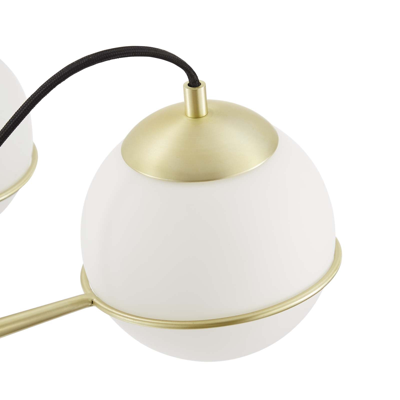 Hanna 8-Light Chandelier - Opal Gold