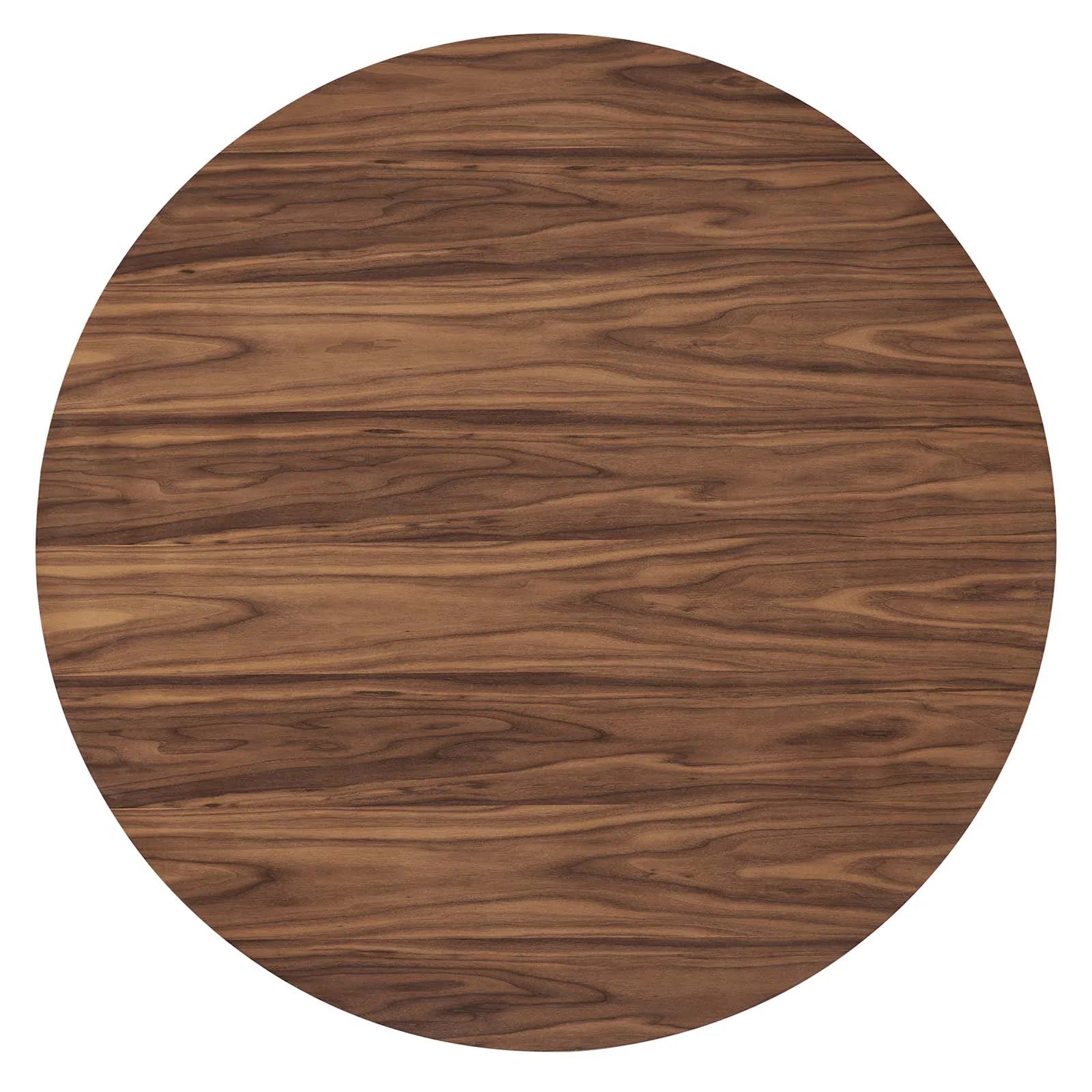 Senja Round Dining Table - Walnut