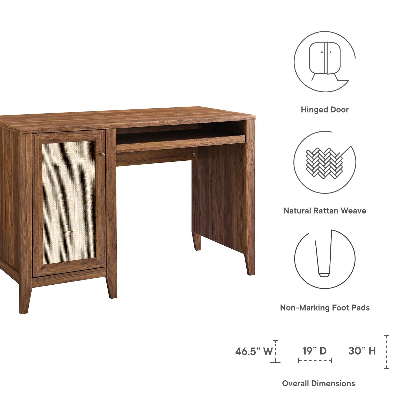 Soma Desk - Walnut