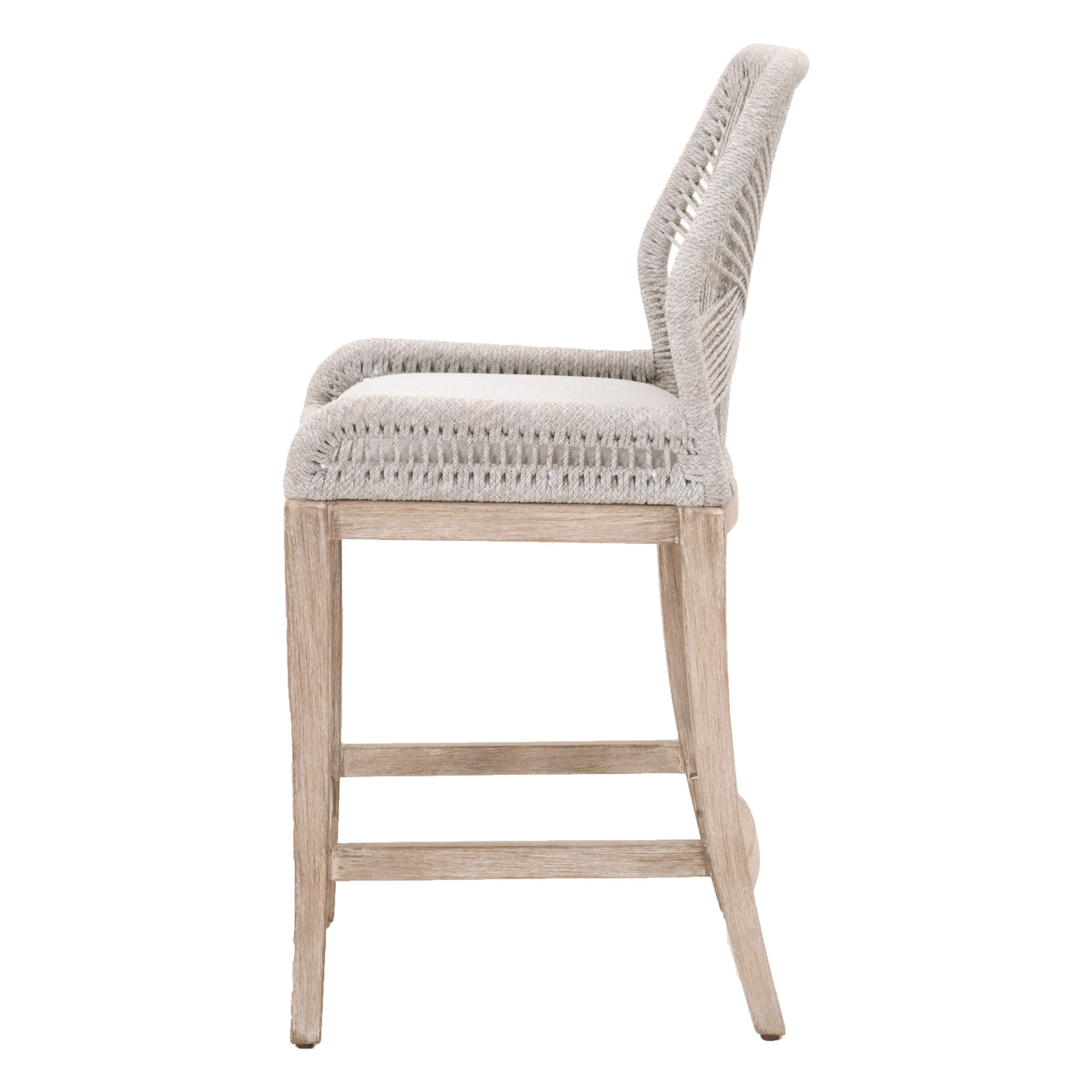 LOOM COUNTER STOOL - TAUPE